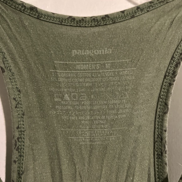 Patagonia Patterned Green Women's Dress - Picture 3 of 3